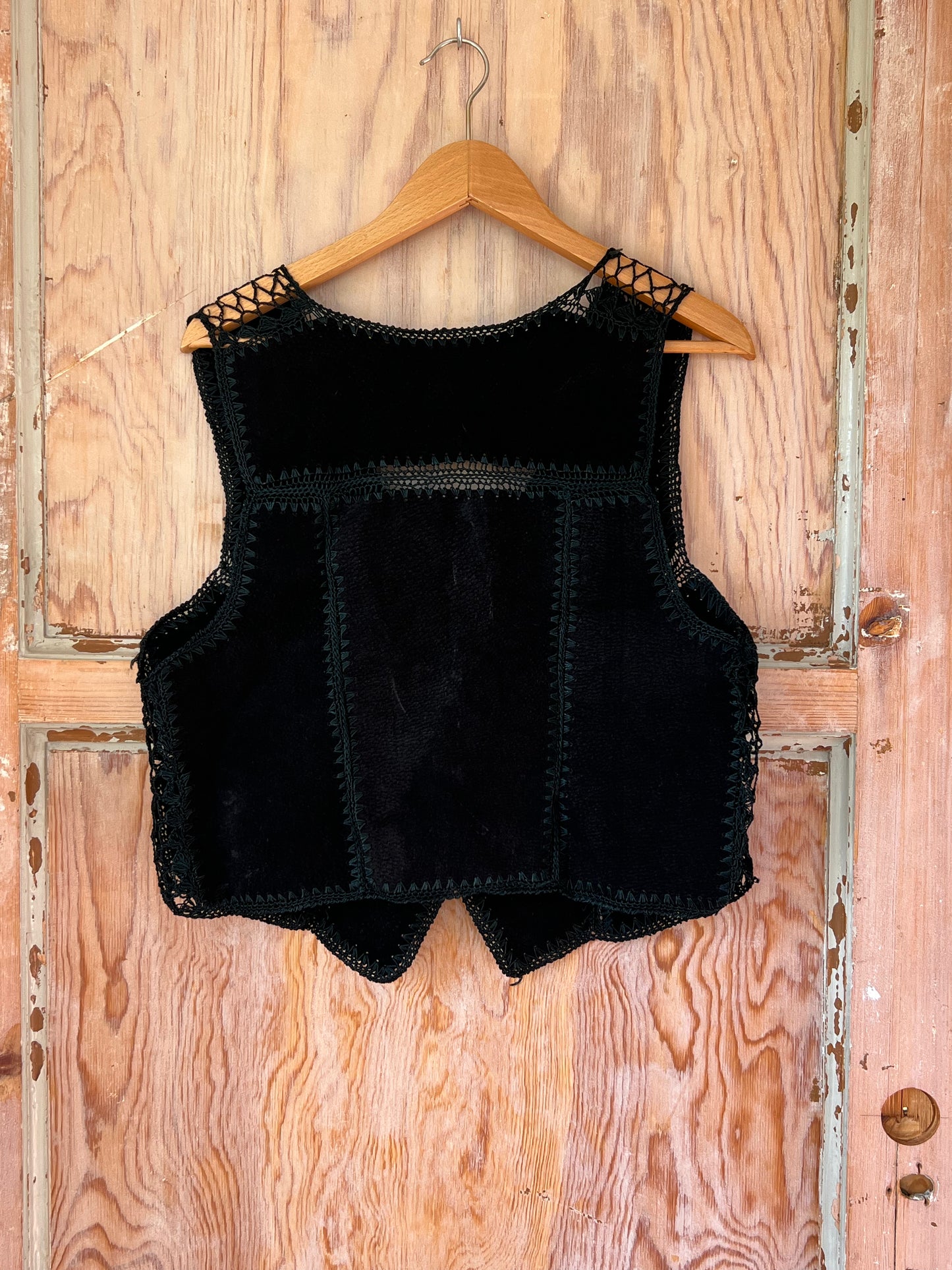 Väst i skinn (S/M/L)