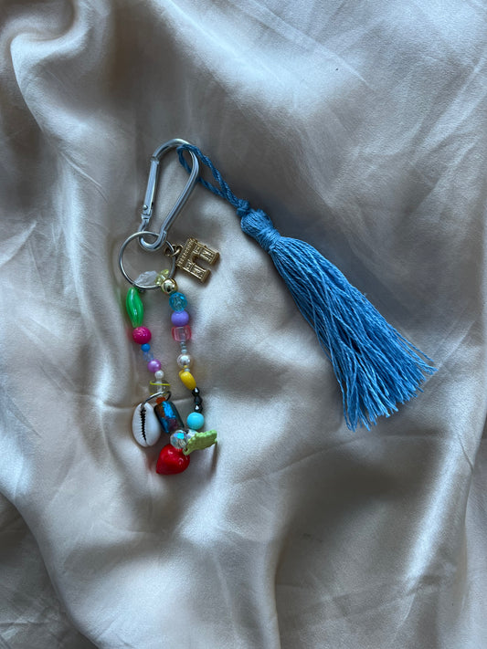 Bag Charm / nyckelring med tofs